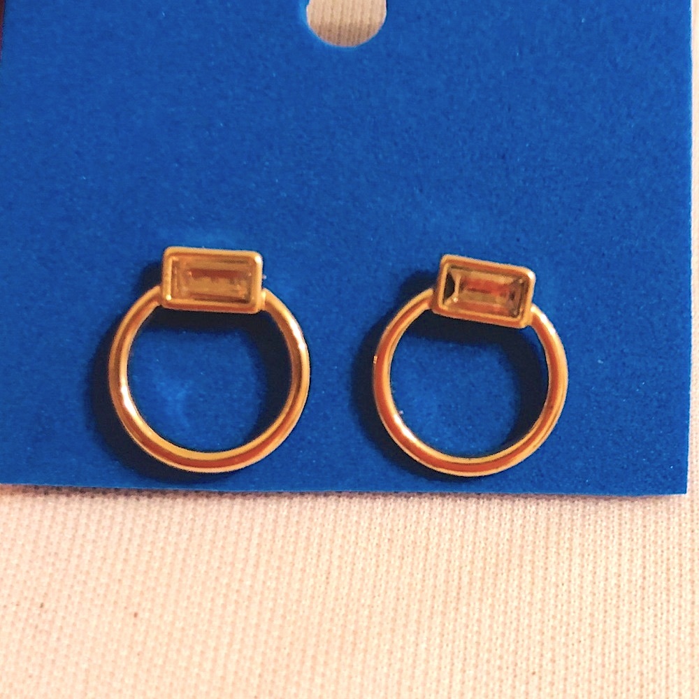 Gold Circle Earrings